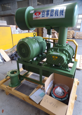 RPM1500 DN150 50Kpa Sopro de raízes de três lóbulos para tratamento de águas, tratamento de águas residuais, aquicultura e pecuária