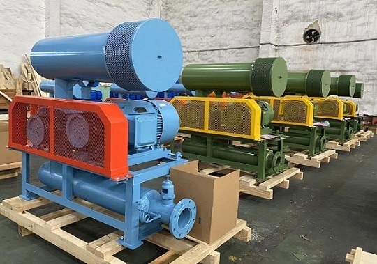 850-2000 RPM Força Aérea Verde 3 Lobe Blower para Proteção Ambiental