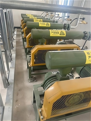 7000mmAq Blower RPM1250 37KW Three Lobe Roots Blower para indústria de celulose e papel