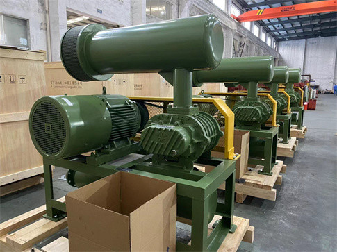 850-2000 RPM Força Aérea Verde 3 Lobe Blower para Proteção Ambiental