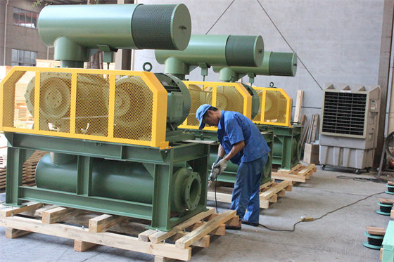 Ventilador giratório do lóbulo 60KPA três para o transporte do gás