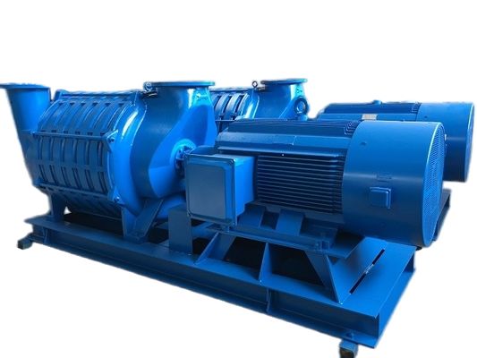 98KPA 40m3/min Fluxo, Sopradores centrífugos de vários estágios para combustão de ar, sopradores de ventilador de ar centrífugo