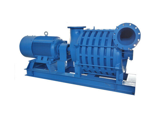 Série D120 Soprador centrífugo de lubrificação de rolamentos de controlo PLC de 49-98 KPa