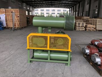 Ferro fundido 3 Lobe Root Blower com cor verde do exército, longa vida