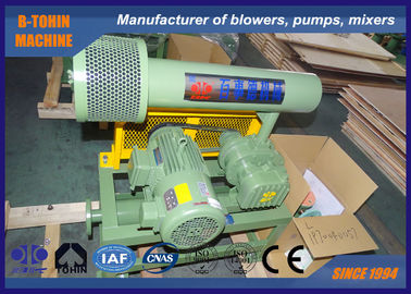10KPA - 80KPA Pressão Blower de raízes de três lóbulos DN40 arrefecimento de ar, instalação vertical