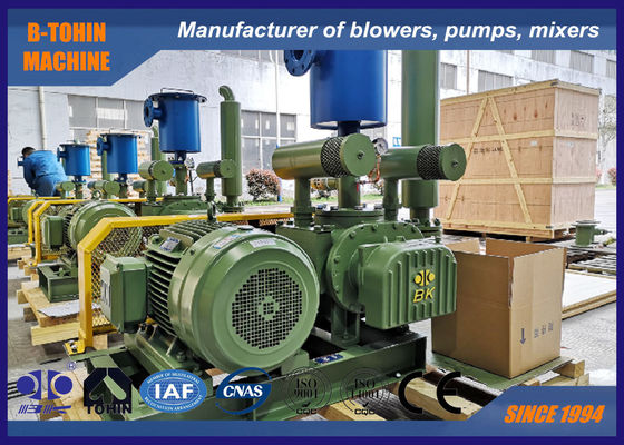 DN125 5" bomba de vácuo de raizes de 12.37m3/min 22KW -65KPA