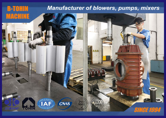 Bomba de sopro Root de 8" para ar com pressão negativa de 41,09 m3/min -70KPA 75KW