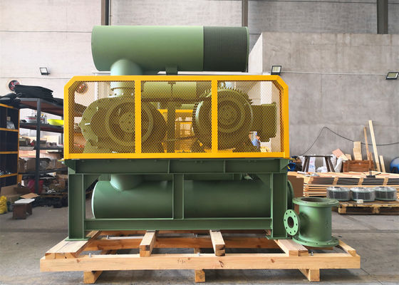 10" 80kpa 71.52m3/Min 132kw Ferro fundido Three Lobe Roots Blower
