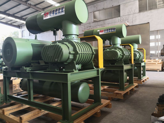 0,8 bar 132kw 10 "850-1500 rpm 71,52-116,5m3/min Tri lobo raízes soprador de raízes