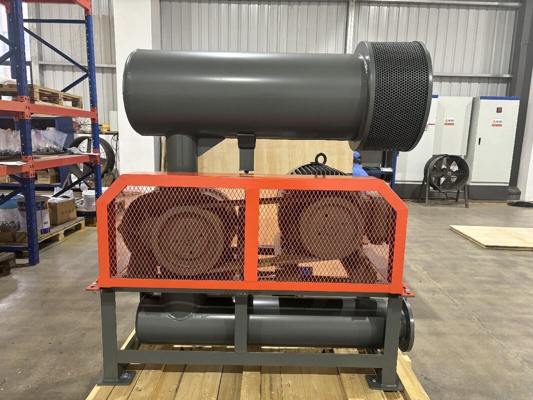 Blower de lóbulo rotativo de raízes com design de trilóbulo e resfriamento por água para melhor desempenho em aplicações industriais