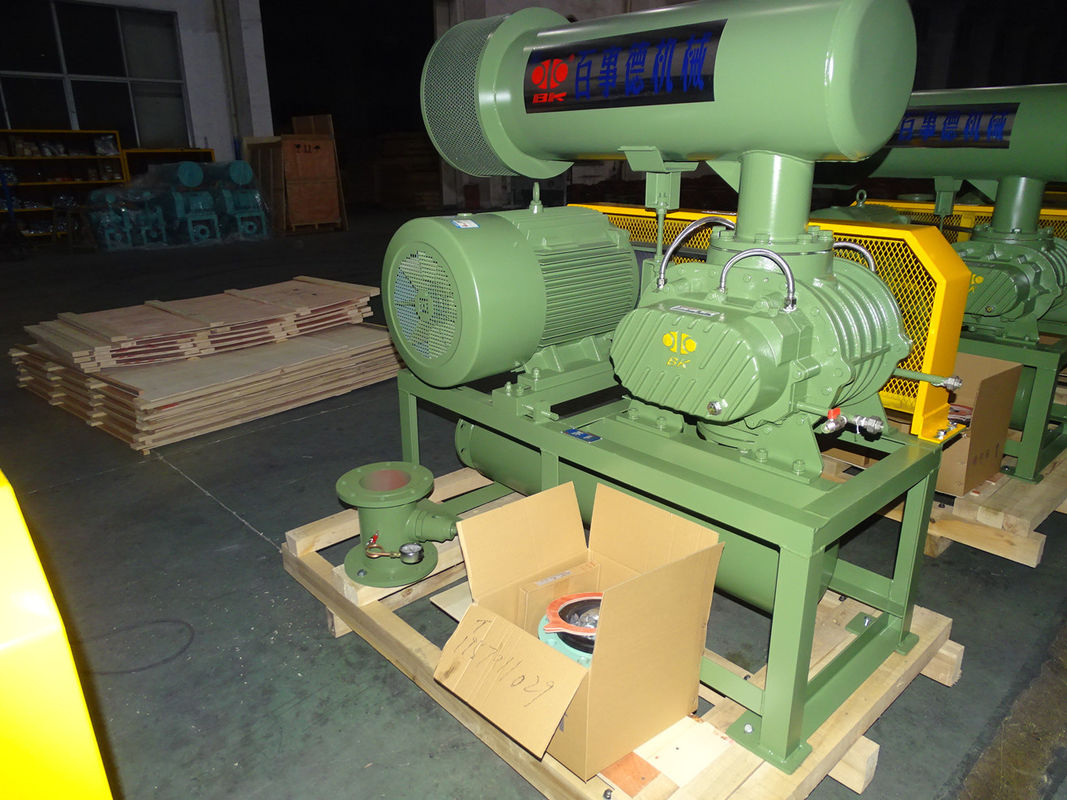 100 Kpa quilowatt do ferro fundido Mini Roots Blower Three Lobe de 20m3/Min 6" 55