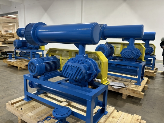 Tipo eficiência elevada de alta pressão giratória 60-100kpa de três lóbulos do ventilador das raizes