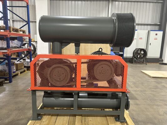 Blower de lóbulo rotativo de raízes com design de trilóbulo e resfriamento por água para melhor desempenho em aplicações industriais