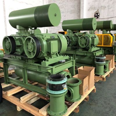 Descarregue raizes de Kpa da pressão 80 arejam o lóbulo 40m3/Min giratório do ferro fundido 3 do ventilador