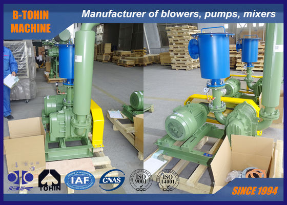 DN150 (6") bomba de vácuo do ventilador das raizes de 27.19m3/min 45kw -70KPA